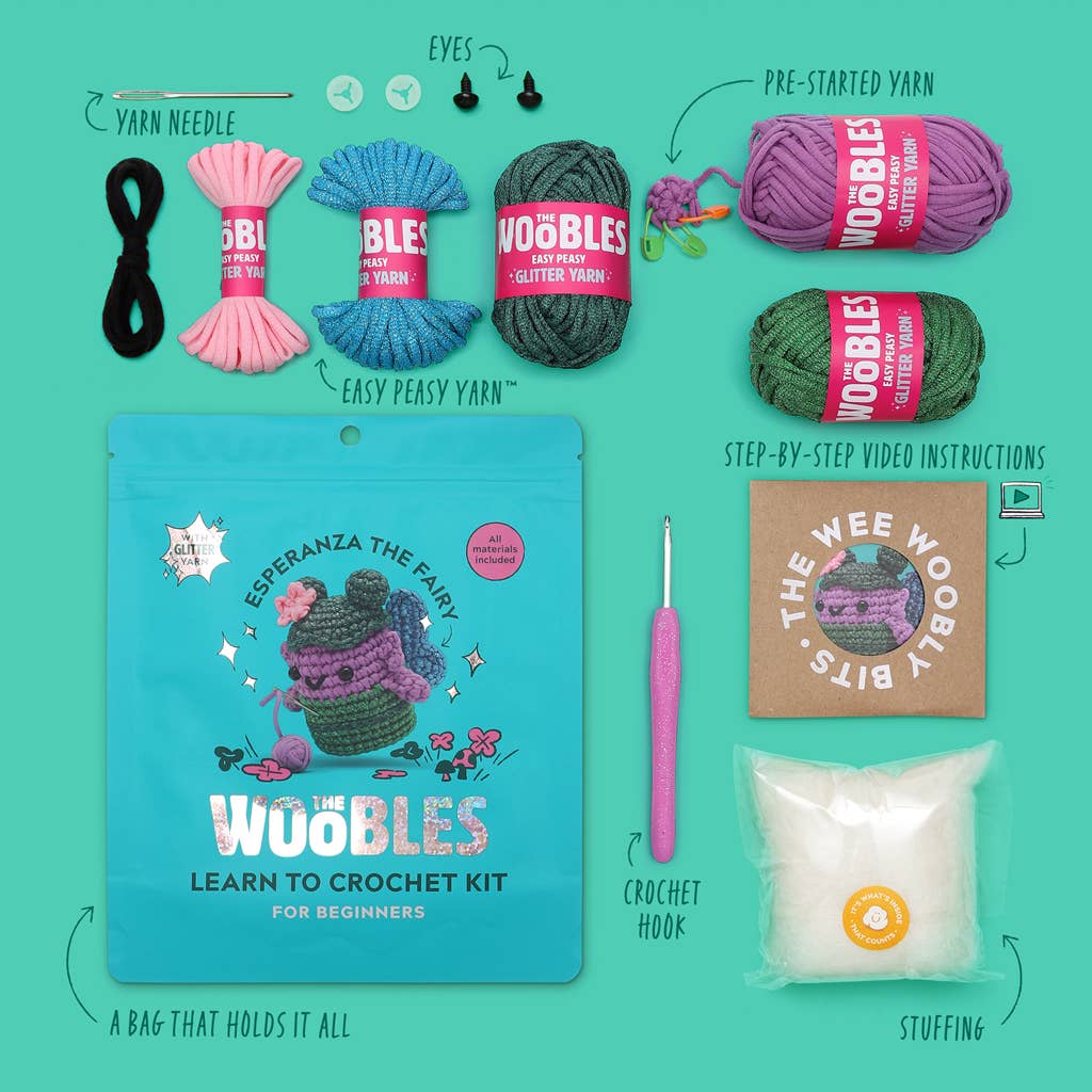 The Woobles | Esperanza the Fairy Crochet Kit