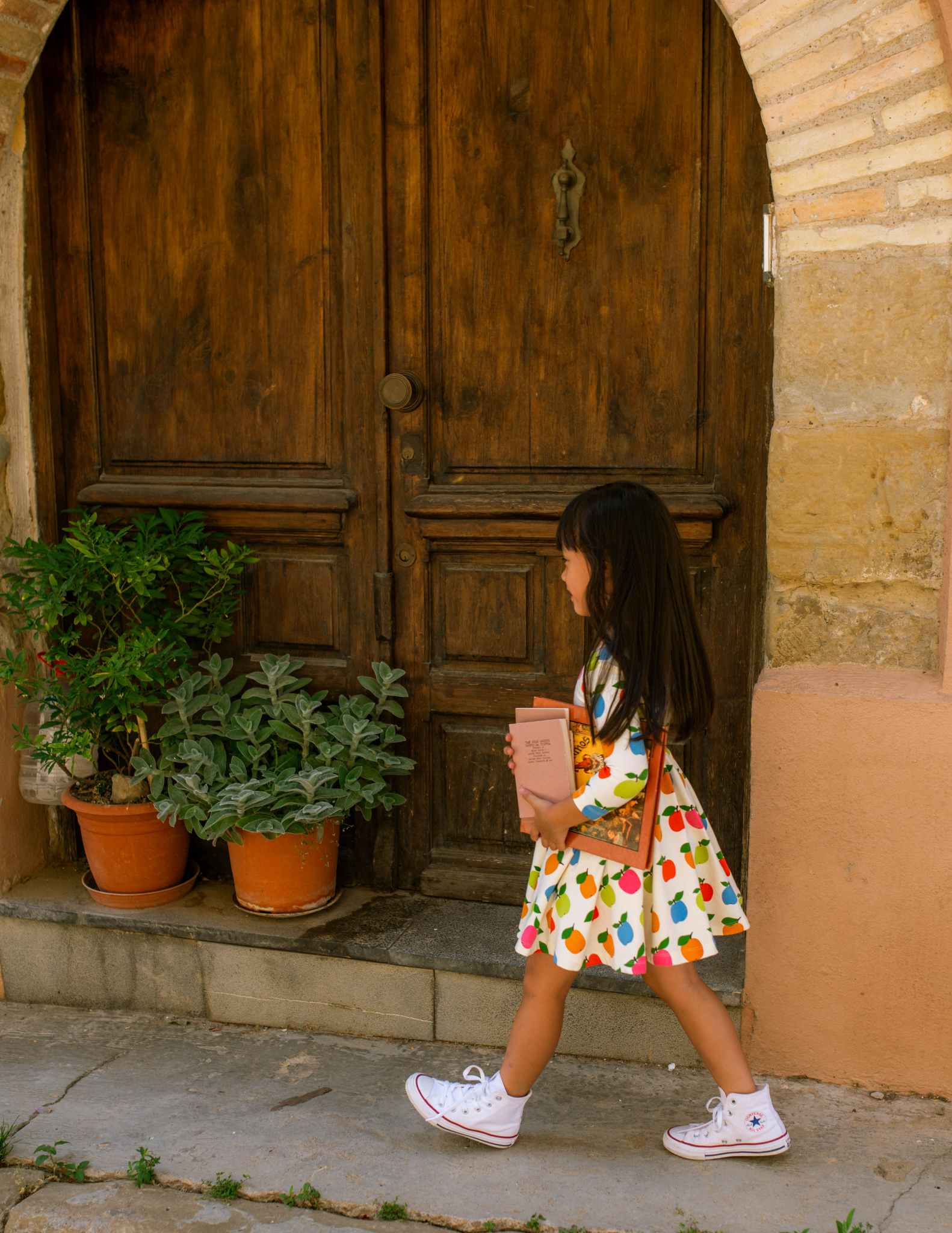 Good Apples Kids Twirl Dress | Apples