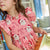 Pink Chicken Girls' Jennifer Dress | Pink Candy Cane Santa