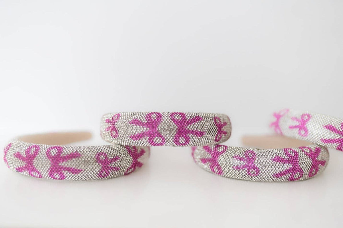 Beaded Headband | Bows & Bling