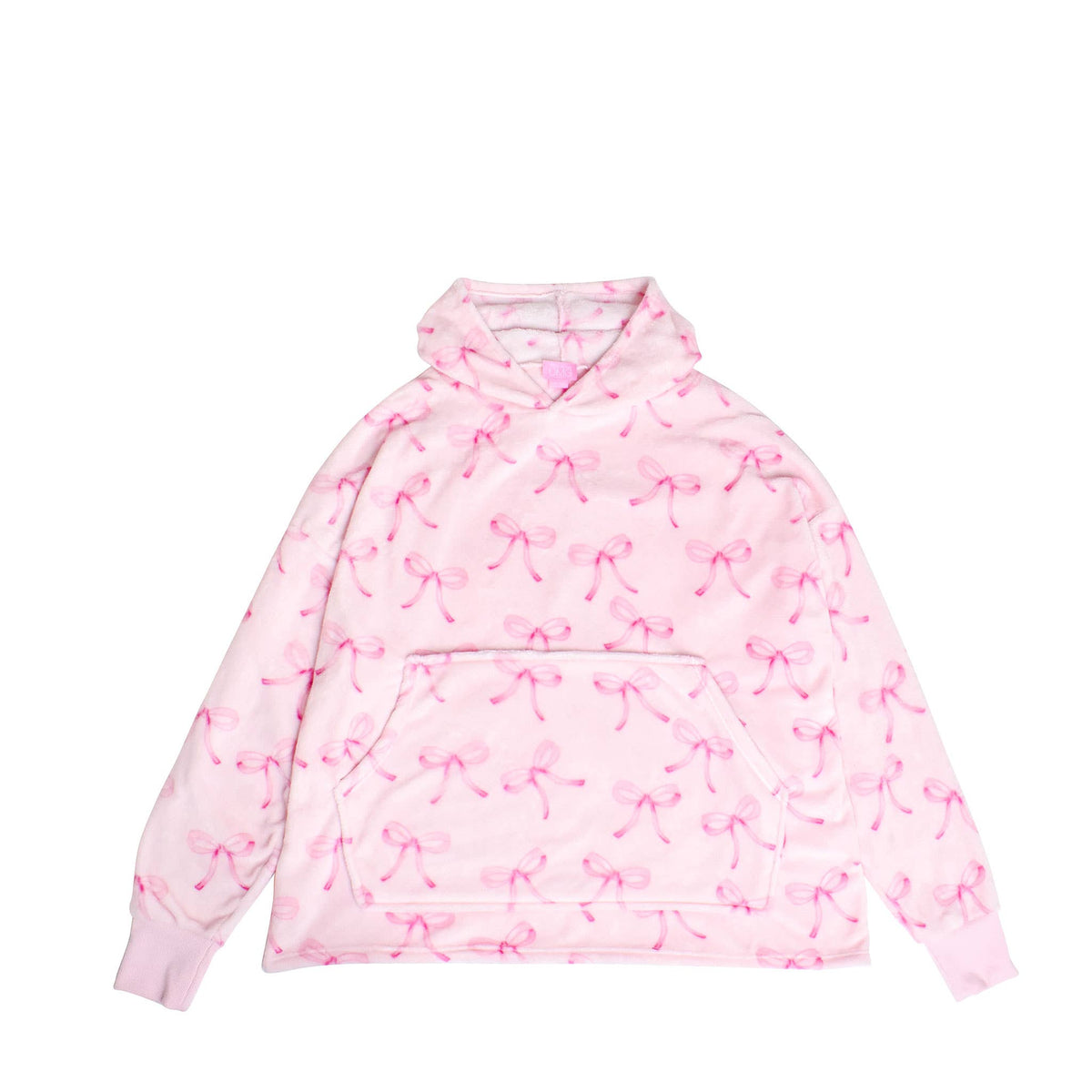 OMG Accessories Fleece Printed Pullover Oversized Blanket Hoodie | Assorted