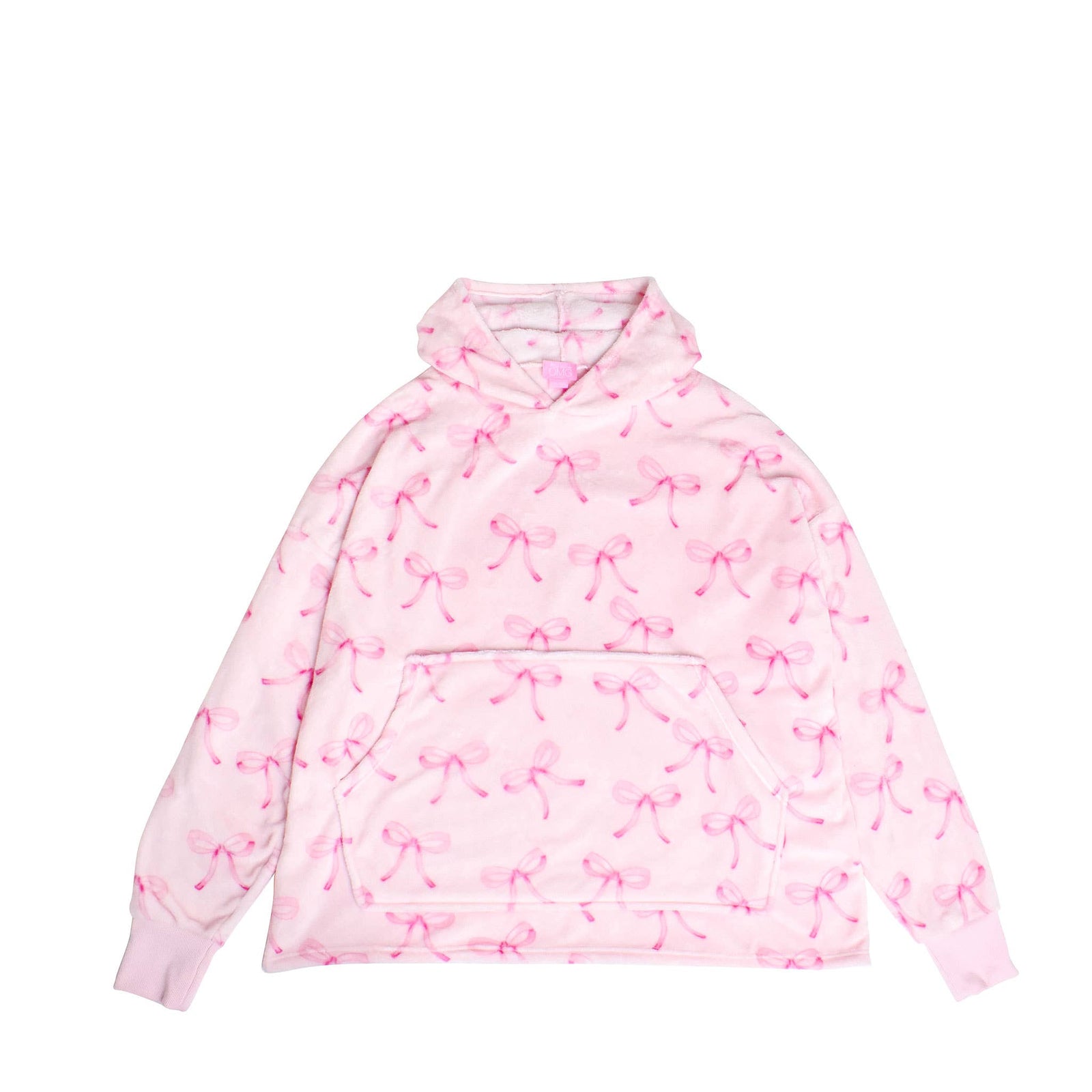 OMG Accessories Fleece Printed Pullover Oversized Blanket Hoodie | Assorted