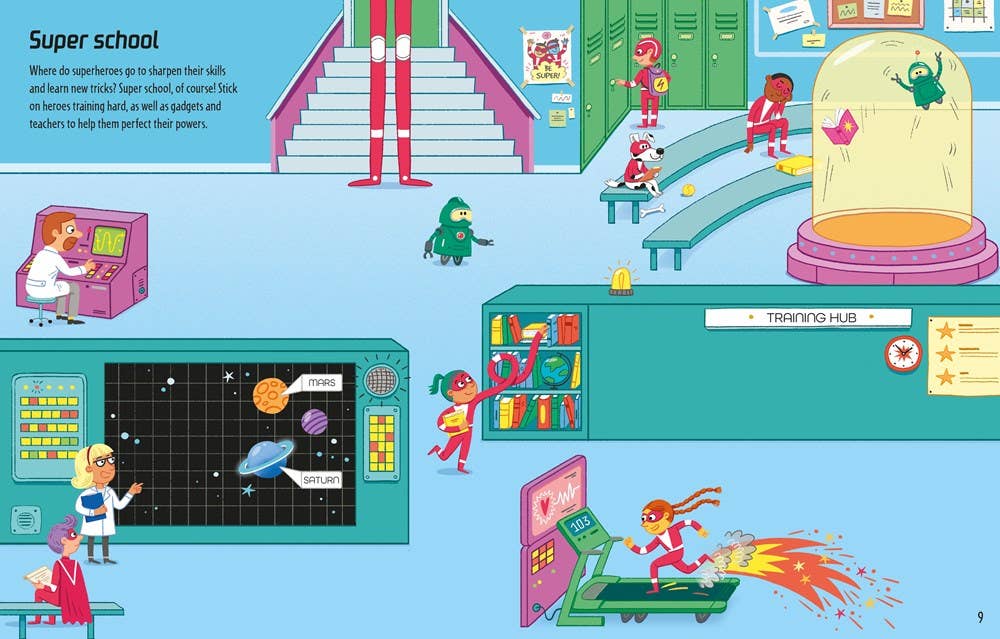 Usborne First Sticker Book | Superheroes