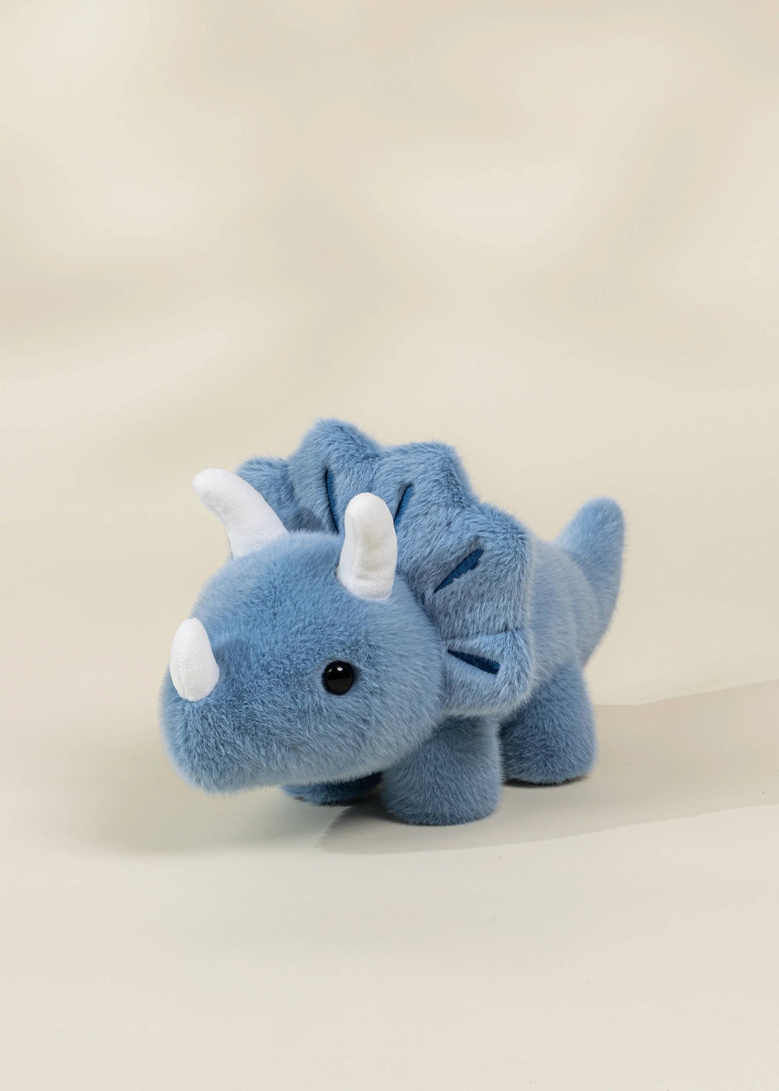 Dino Plush Toy | Blue Triceratops