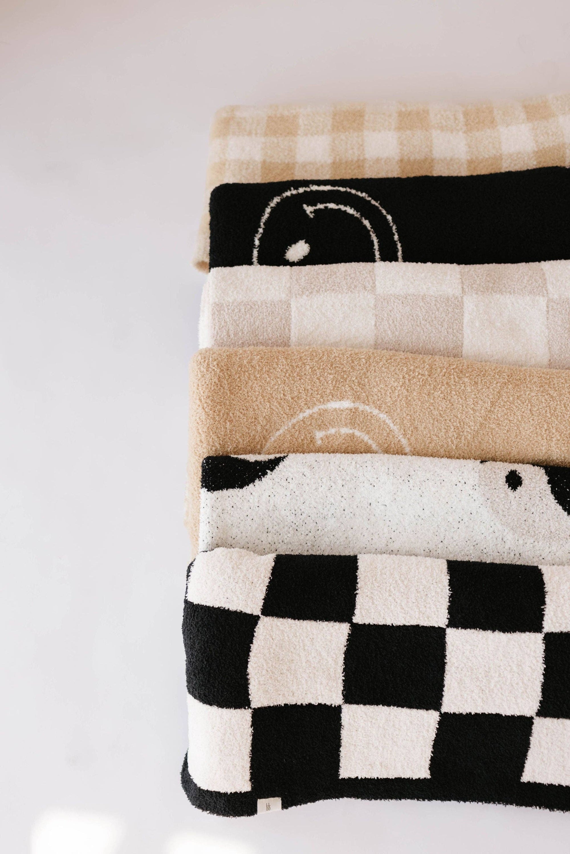 Forever French Baby - Plush Blanket | Black & White Yin Yang