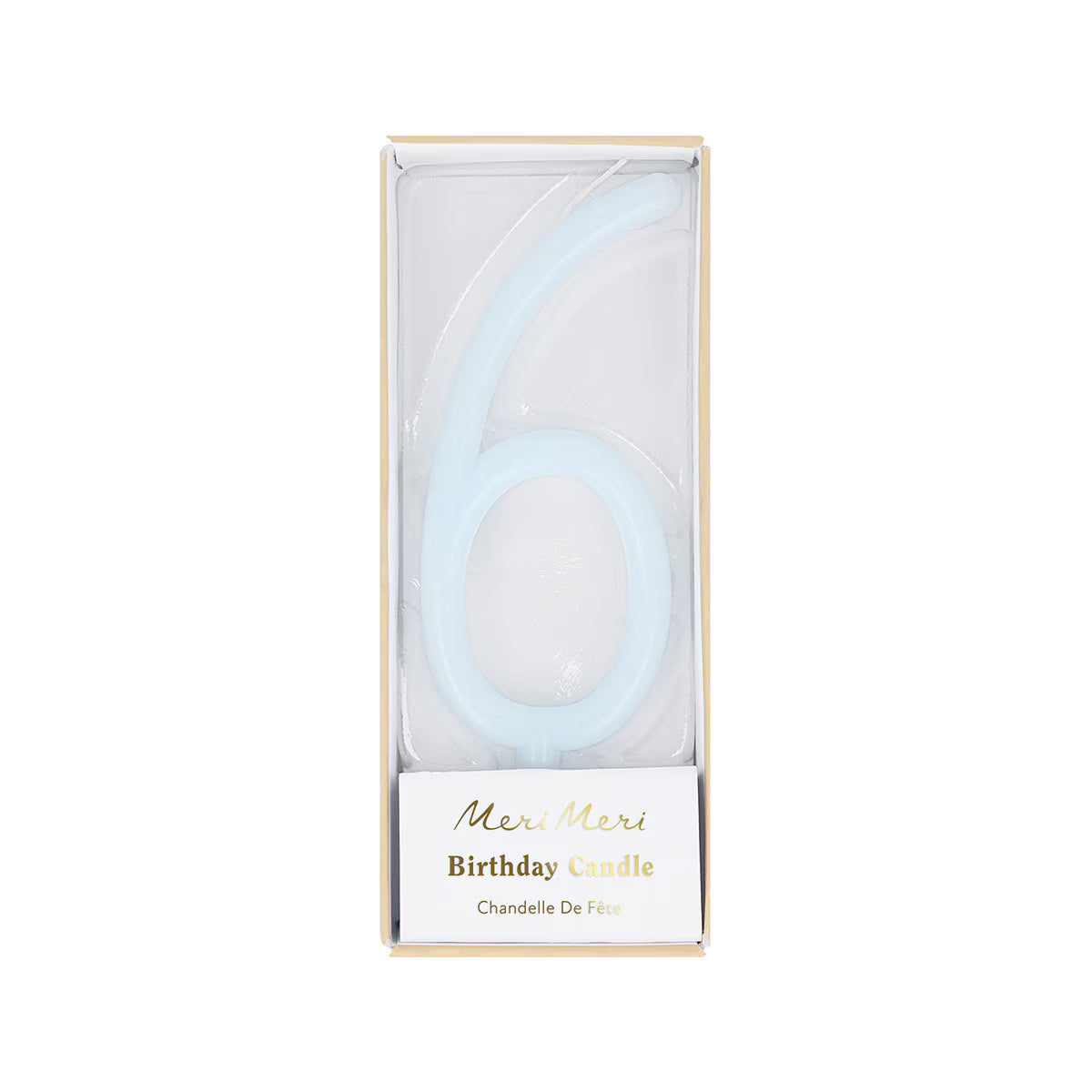 Meri Meri Slim Number Candle | 6