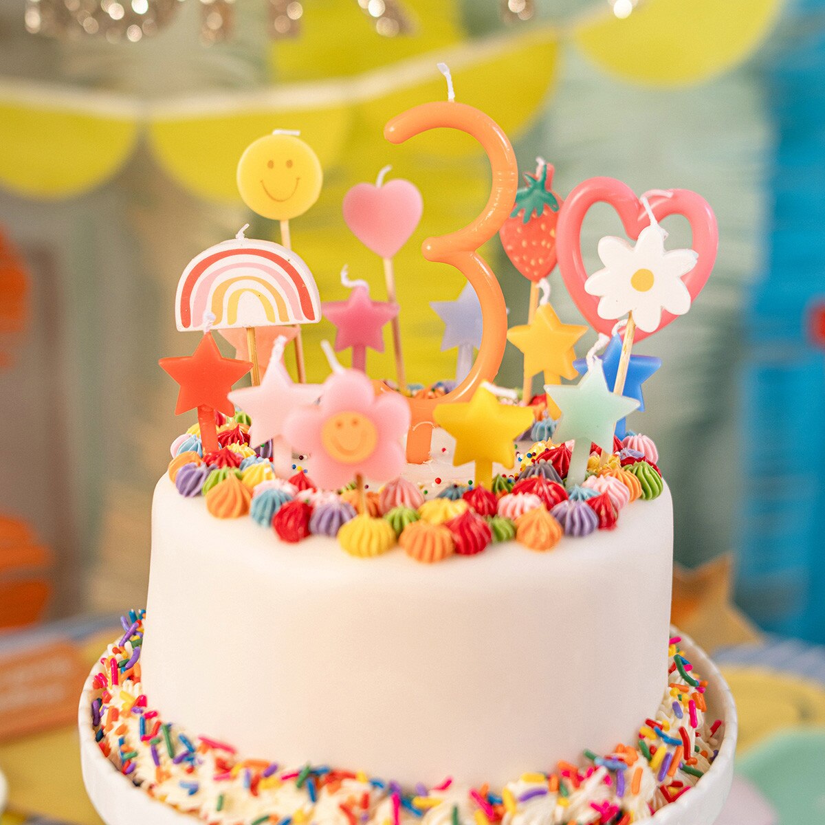 Meri Meri Slim Heart Candle