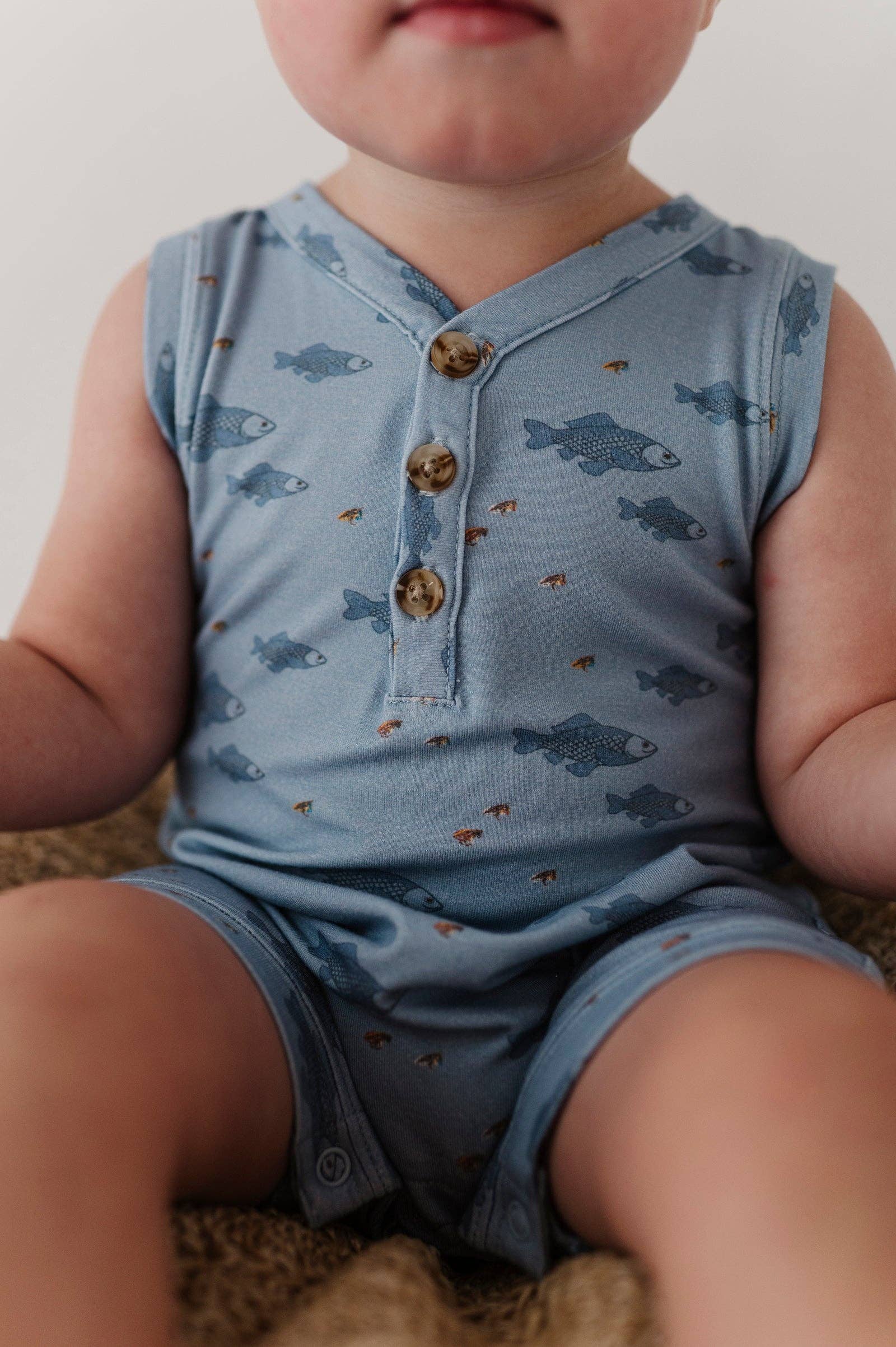 Babysprouts Fish Romper