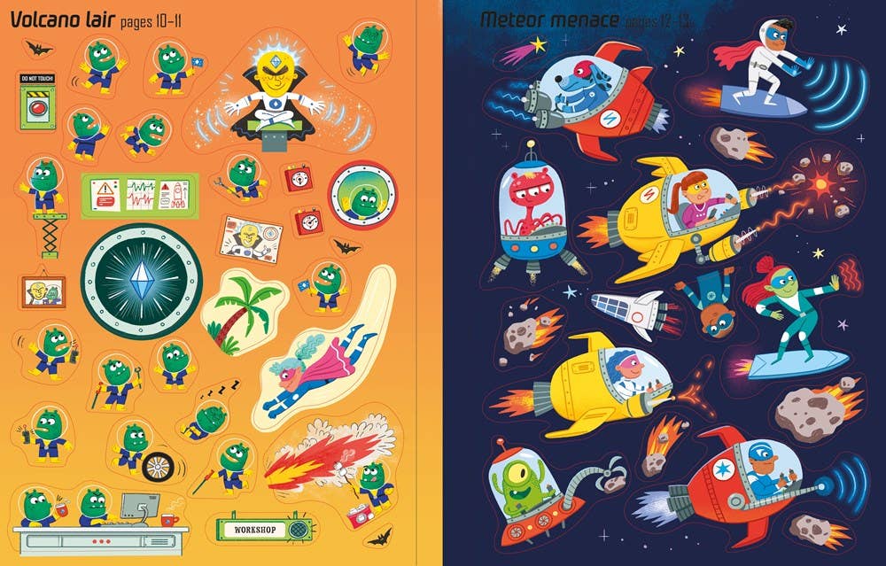Usborne First Sticker Book | Superheroes