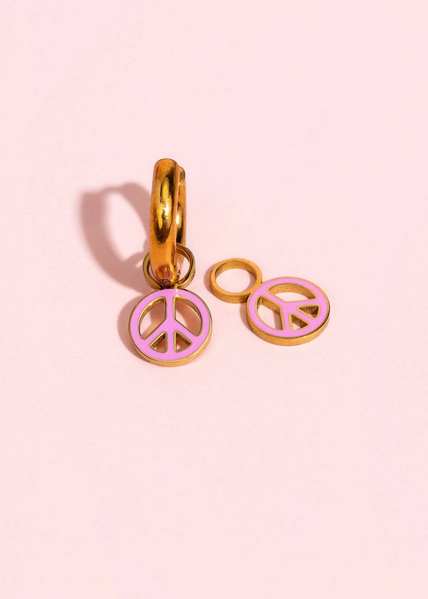 Pierced Co - Peace Sign Charms
