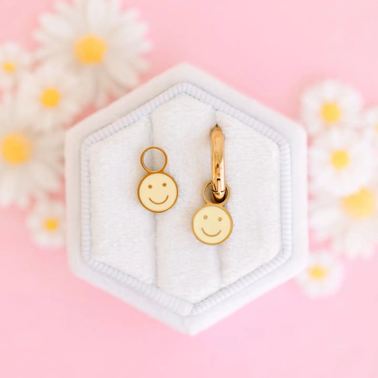 Pierced Co Smiley Face Charms