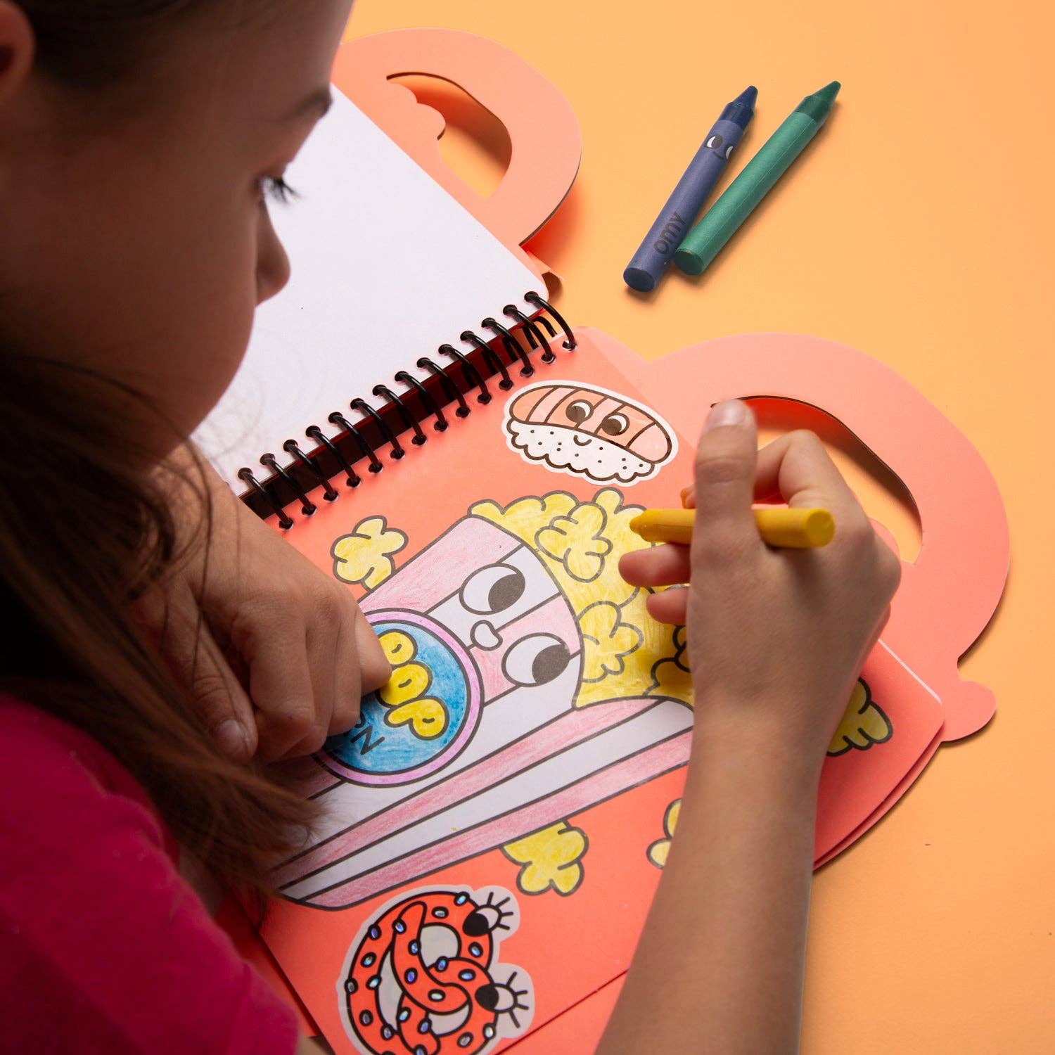 OMY Super Coloring & Sticker Book | Yummy