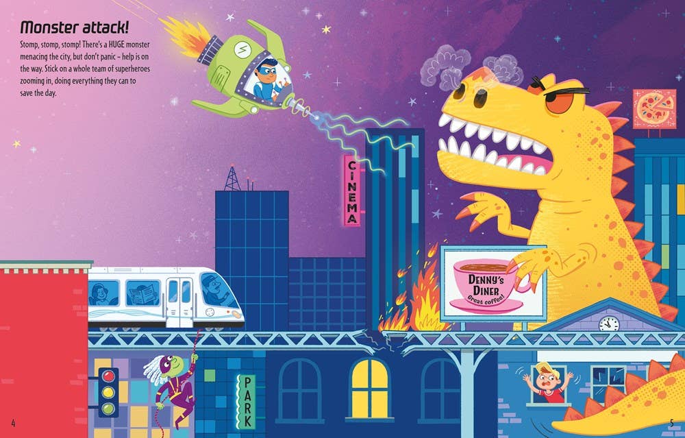 Usborne First Sticker Book | Superheroes
