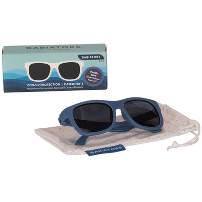 Babiators Kids Eco Collection Navigator Sunglasses | Pacific Blue