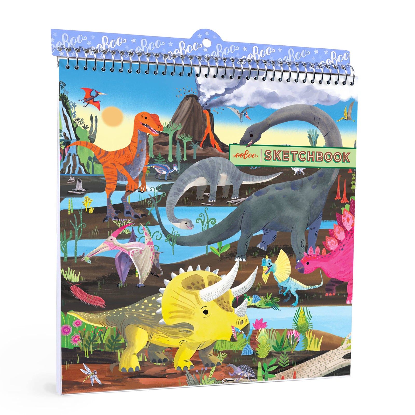 eeBoo Dinosaur Square Sketchbook