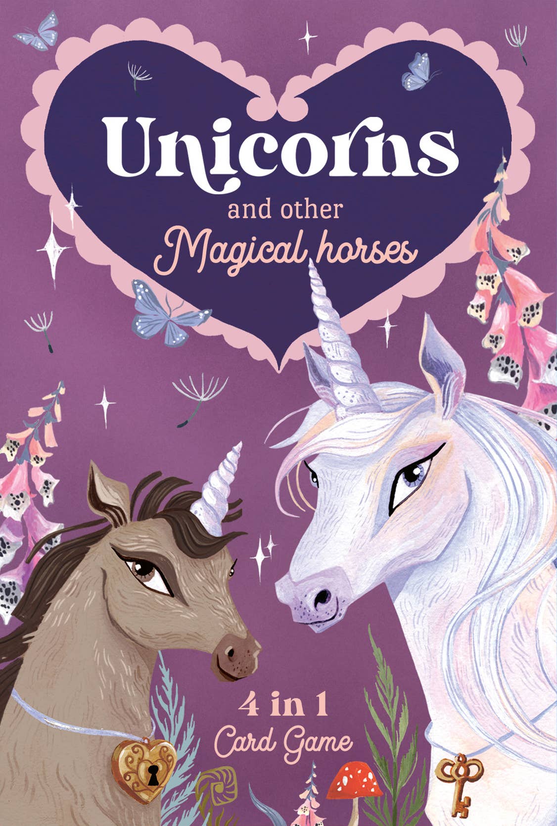 Unicorns & Other Magical Horses | 4 in 1 Card Game