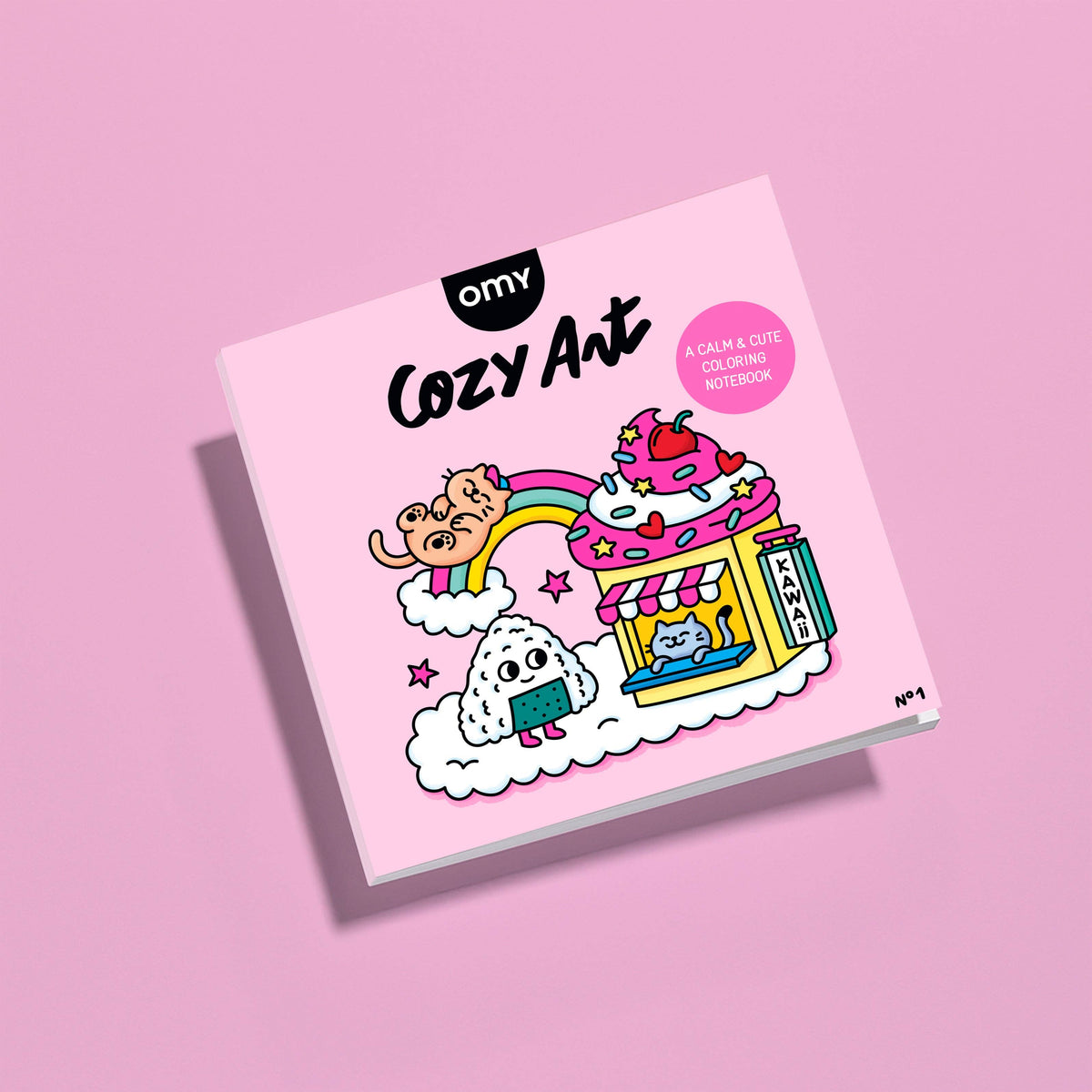 OMY Cozy Art Coloring Book | Kawaii