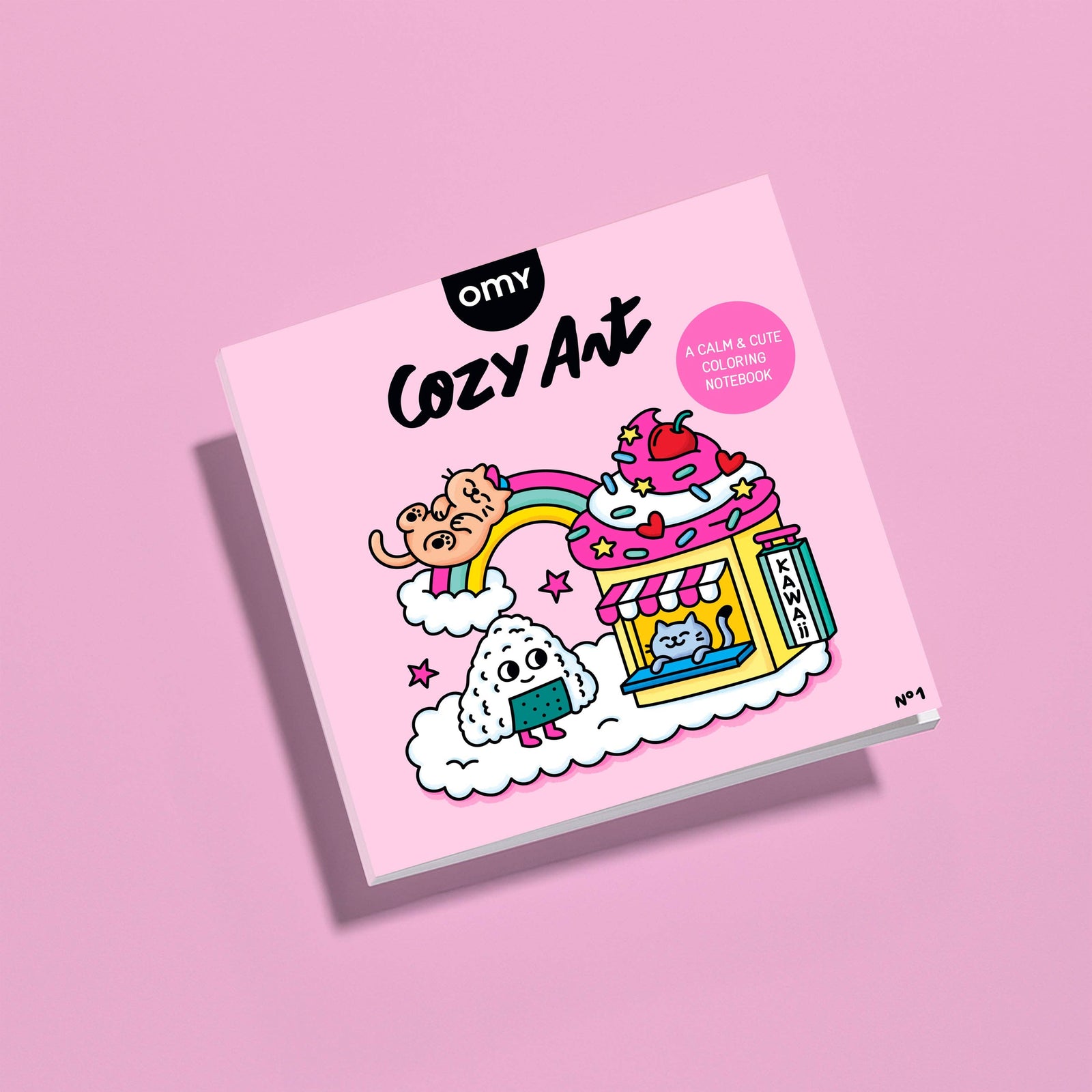 OMY Cozy Art Coloring Book | Kawaii