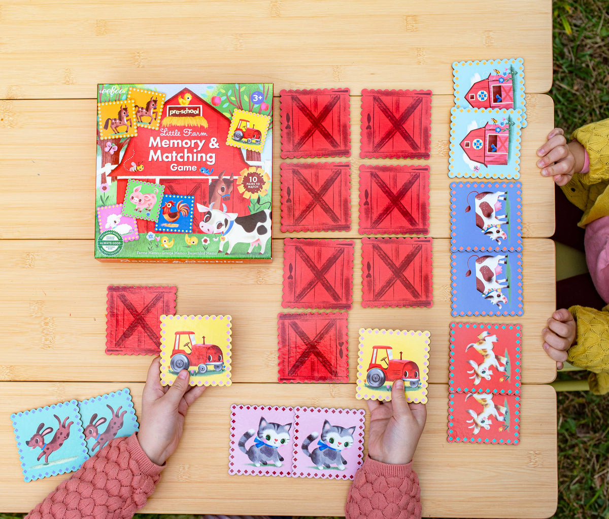 eeBoo Little Farm Pre-School Matching Game