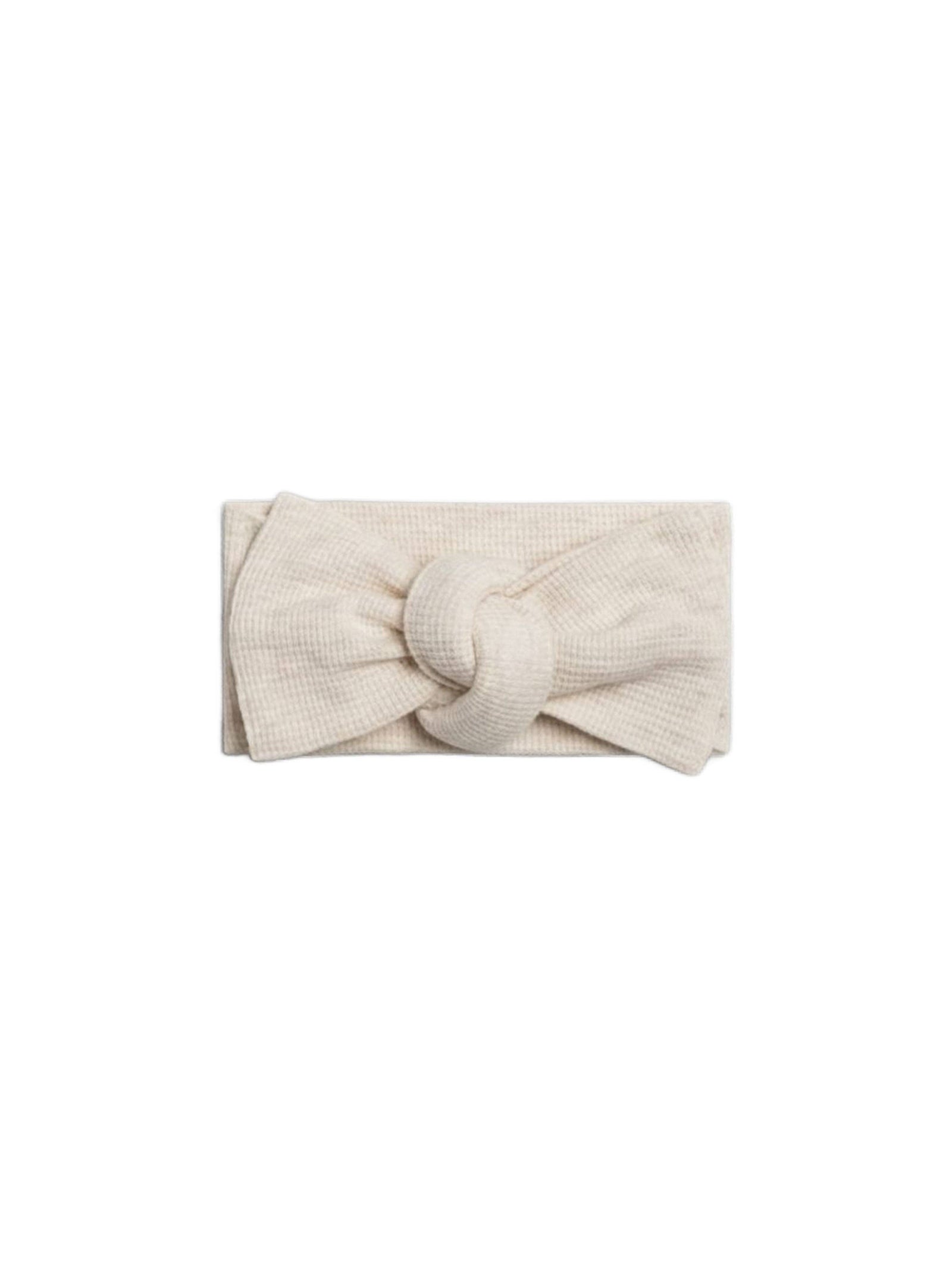 Colored Organics Waffle Bow Wrap | Heather Oat