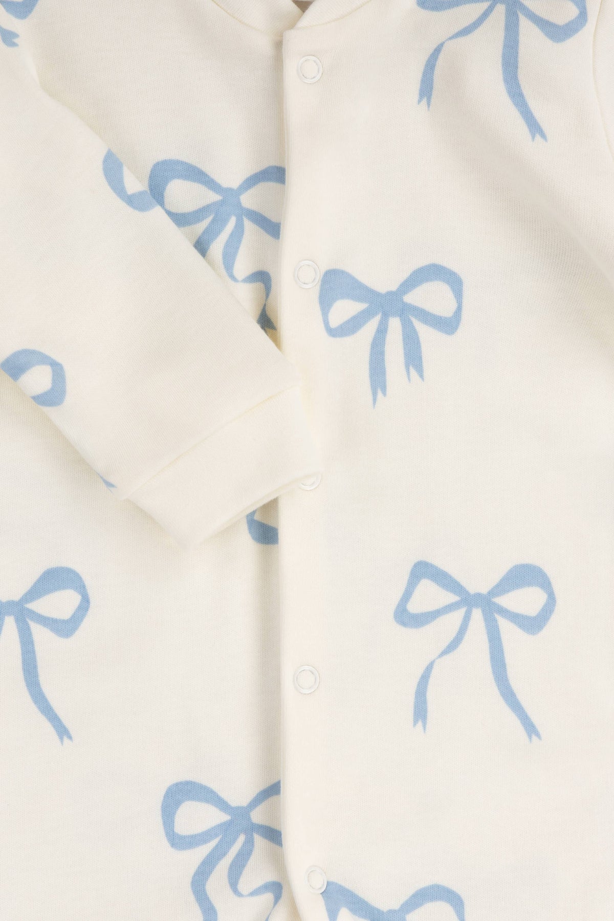 Sleepy Doe Baby Sleepsuit | BLUE BOWS