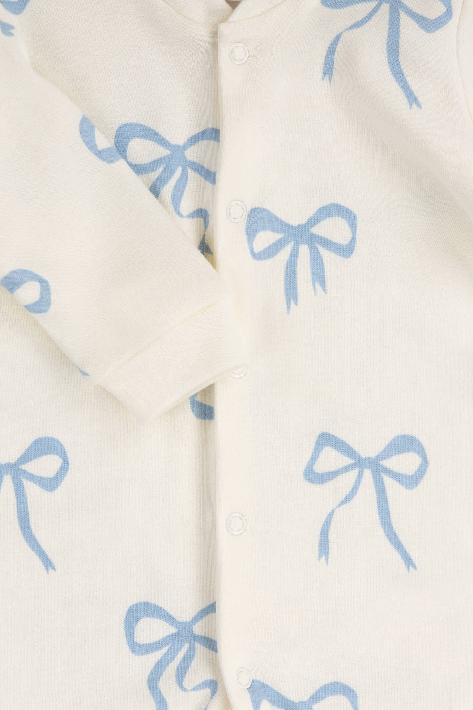 Sleepy Doe Baby Sleepsuit | BLUE BOWS