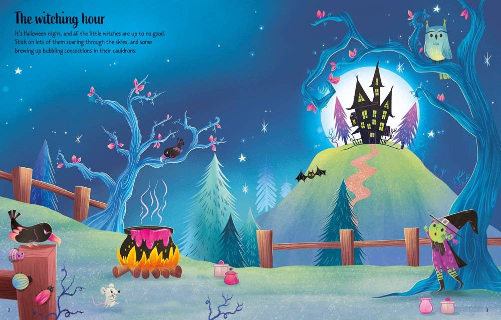 HarperCollins - First Sticker Book Halloween : Usborne
