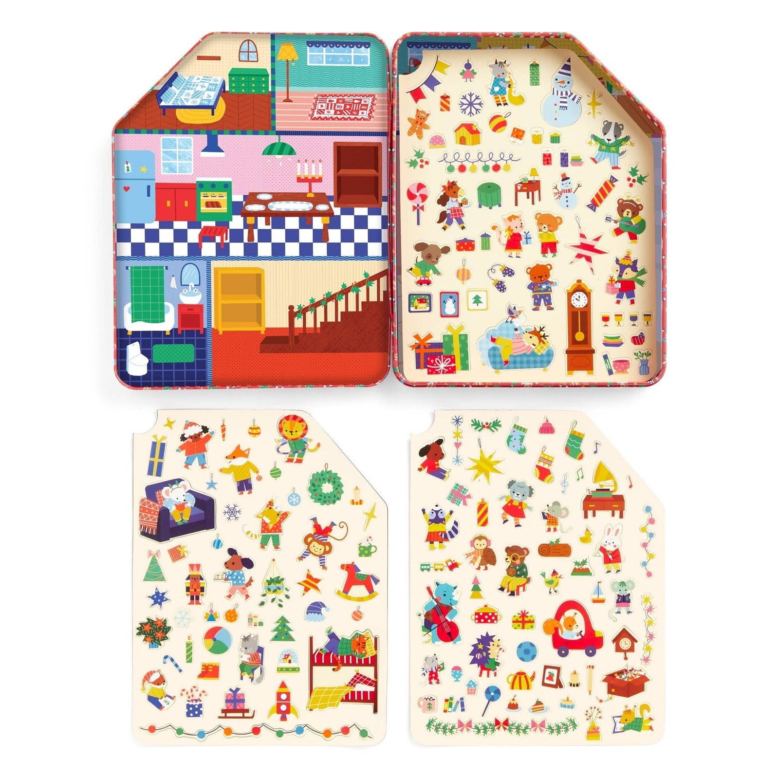 Chronicle Books - Merry & Bright Magnetic Playhouse