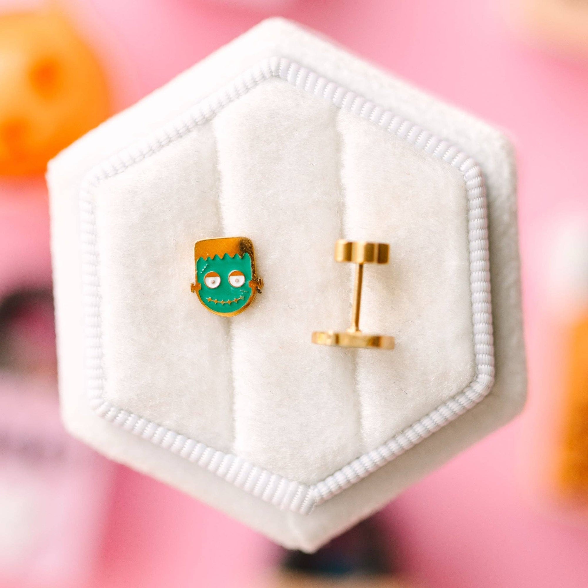 Pierced Co. Frankenstein Screwback Earrings
