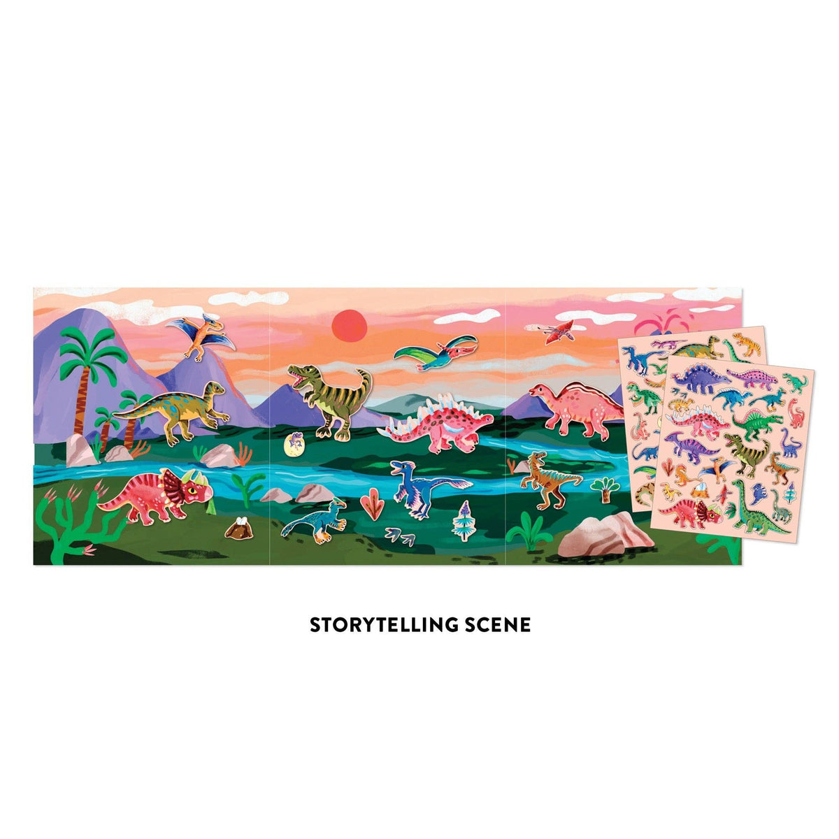 Dinosaur Park Sticker Play Reusable Activity Set