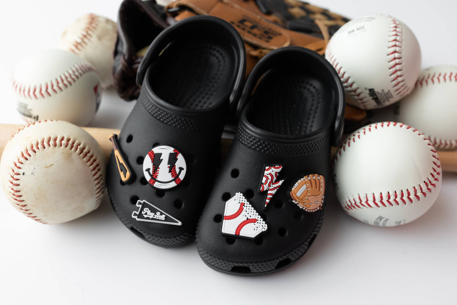 Play Ball Shoe Charms