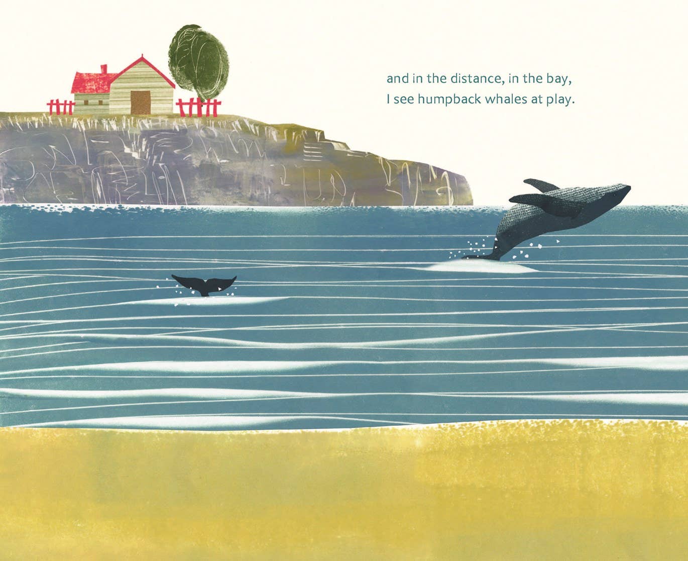 Little Blue House Beside the Sea
