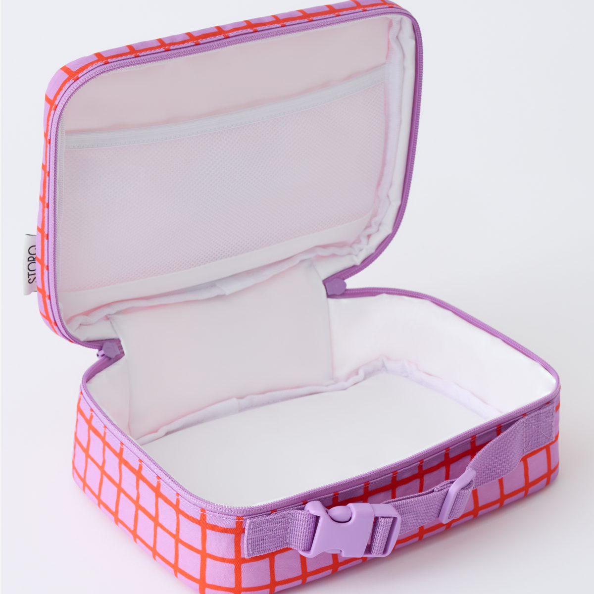 Kindred Bravely Cool Kid Lunch Box | Orchid Grid