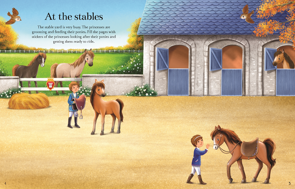 Usborne Princesses Sticker Book