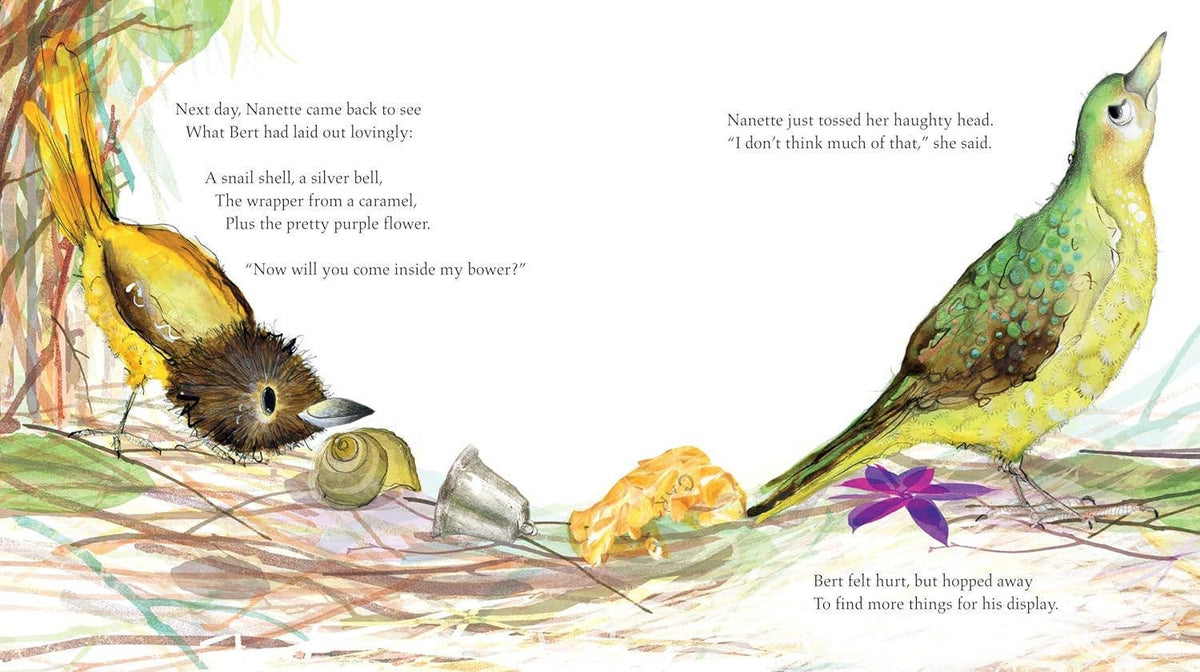 Bert, the Bowerbird | The small bird with a big heart