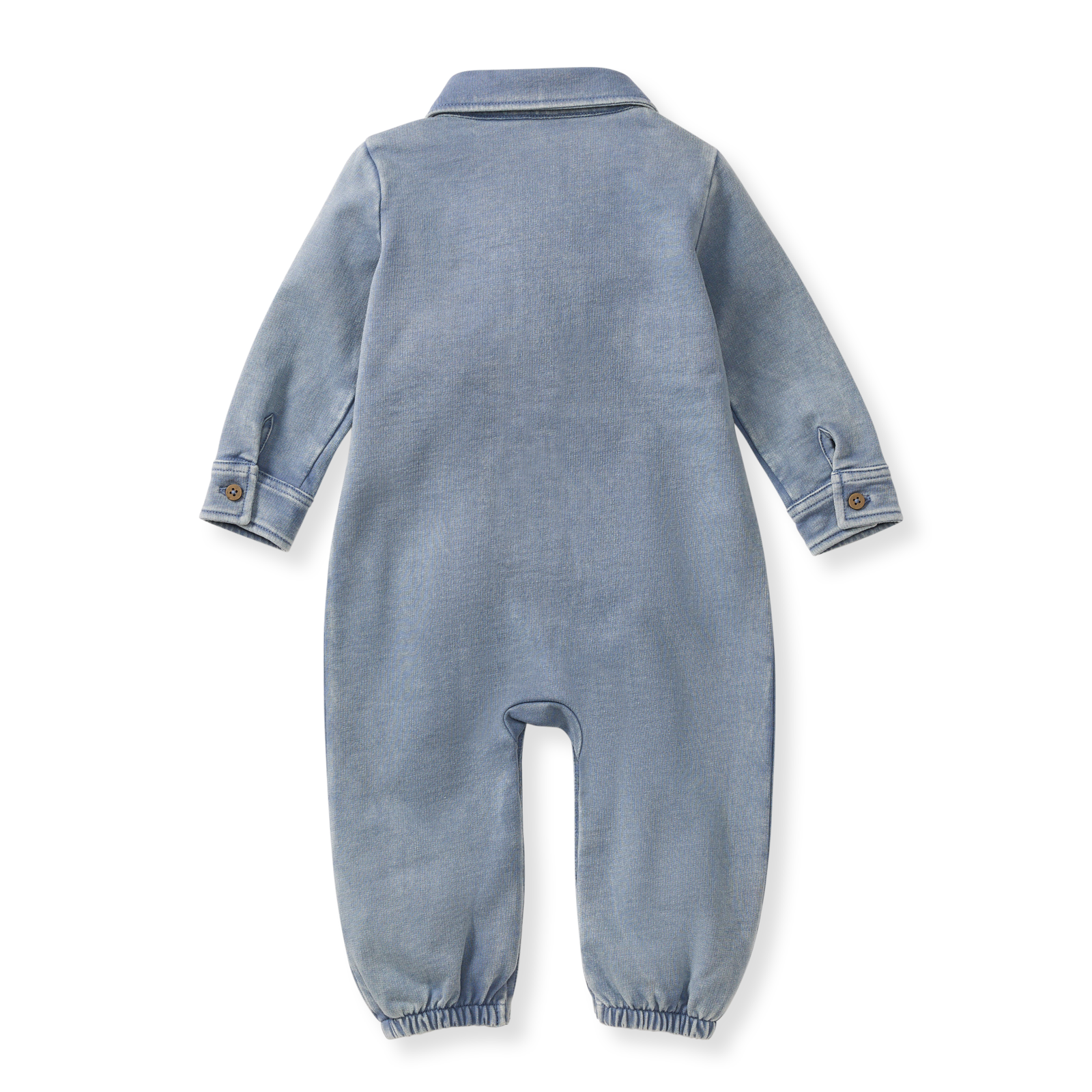 Blue Pocket Baby Jumpsuit