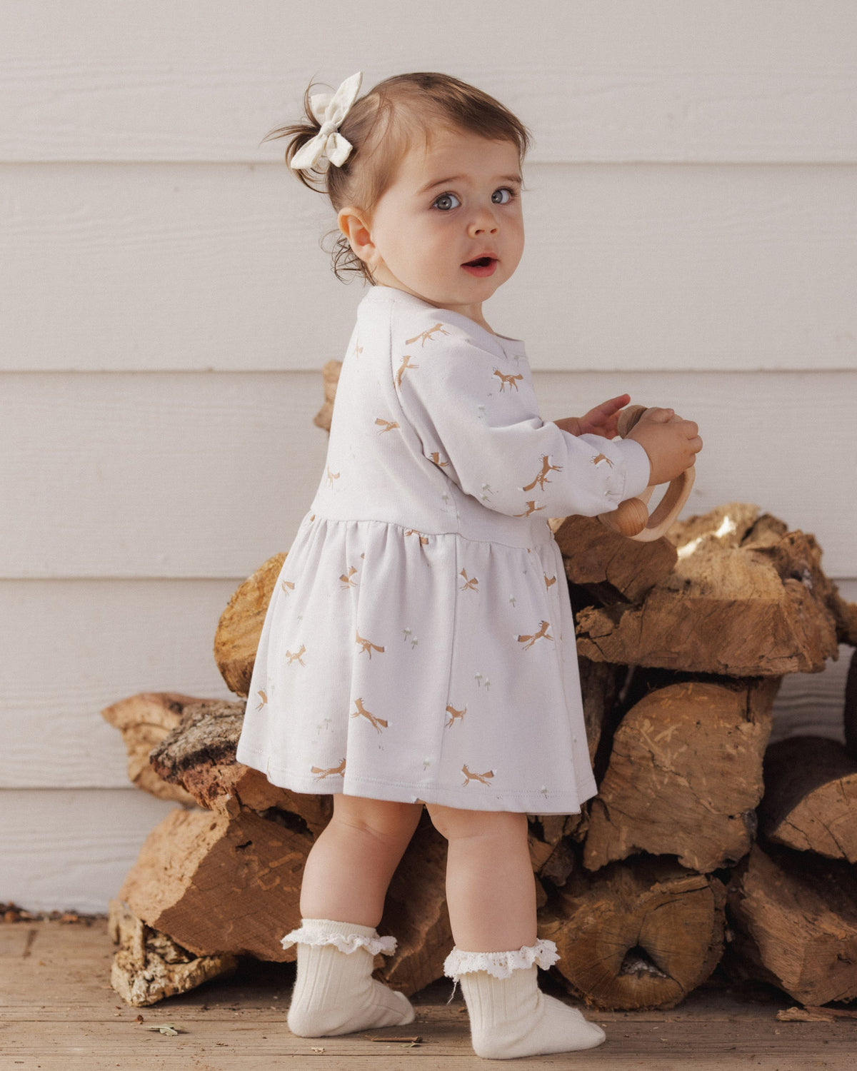 Rylee + Cru Bow Set | Ivory