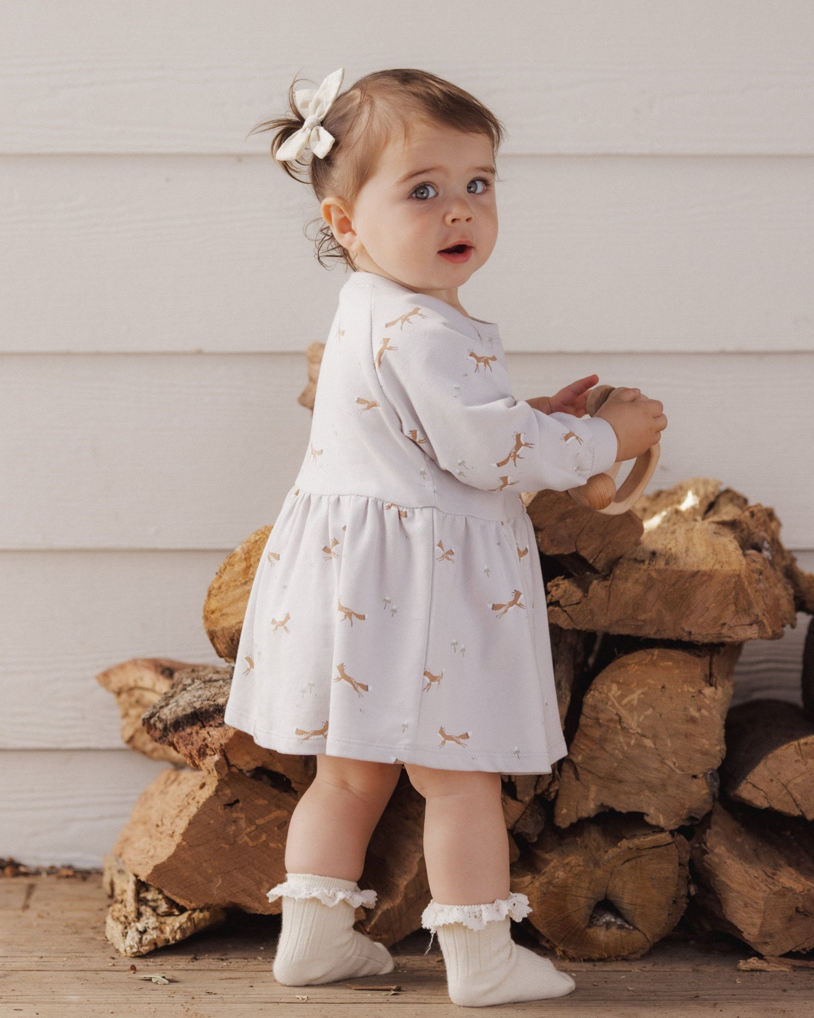 Rylee + Cru Bow Set | Ivory