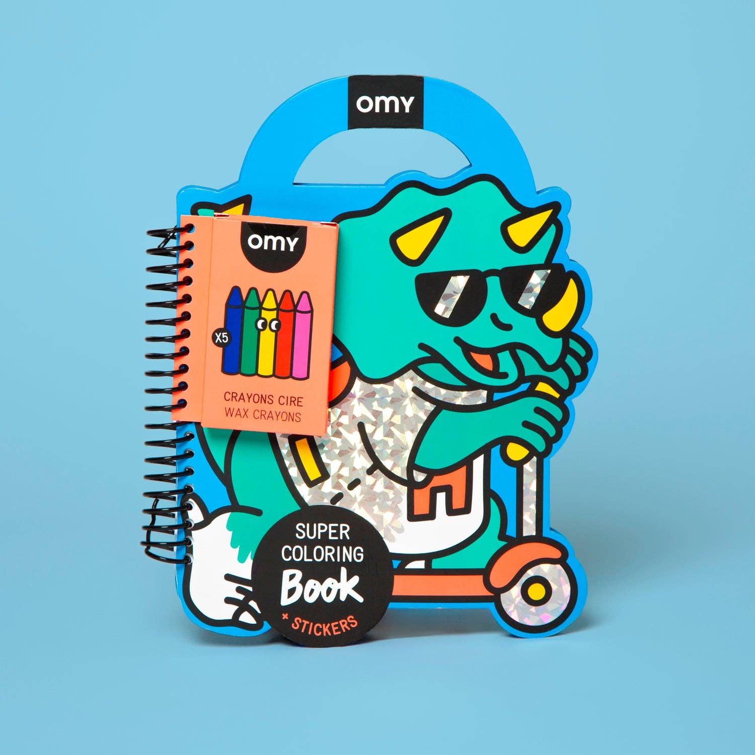 OMY Super Coloring & Sticker Book | Dino