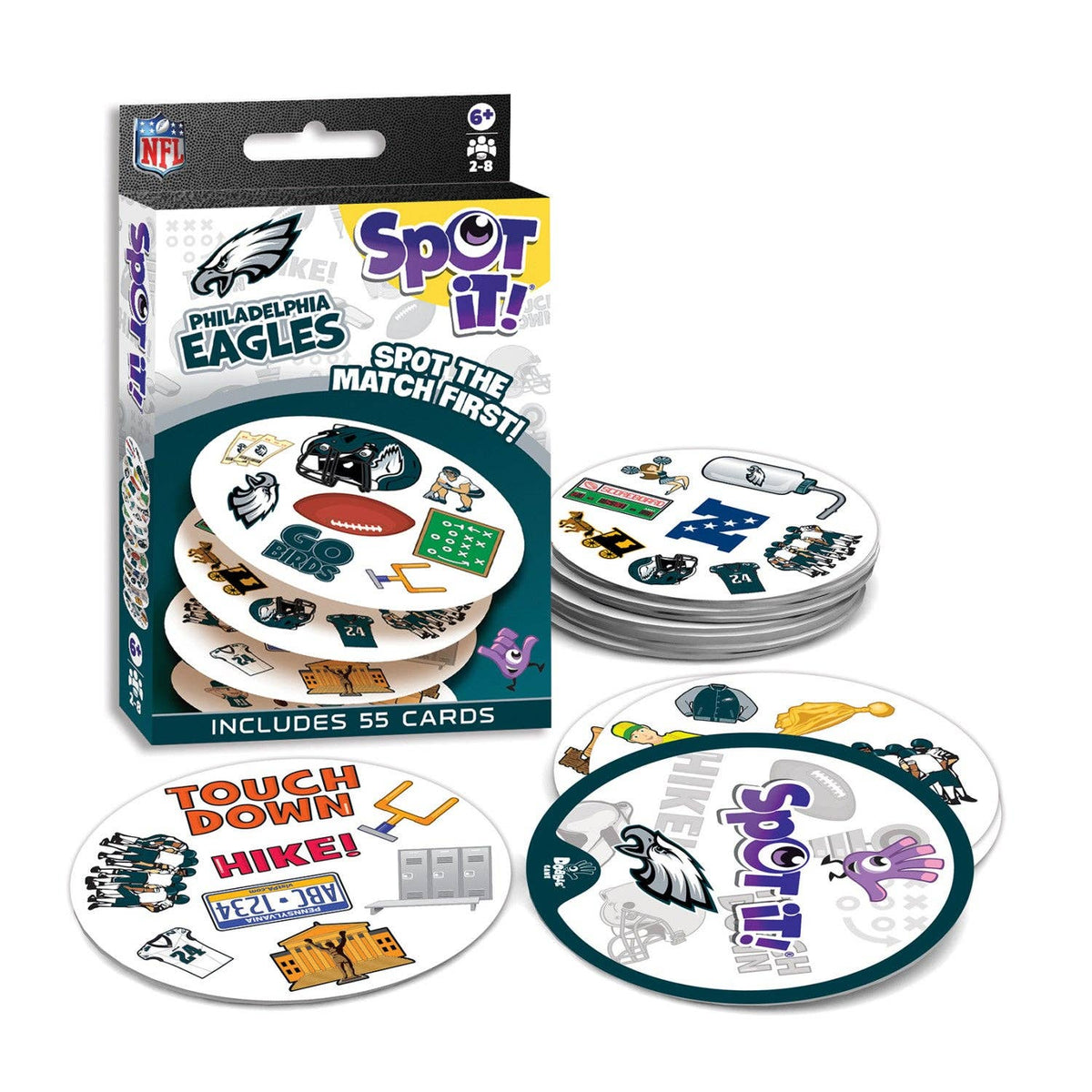 Masterpieces Puzzles - Philadelphia Eagles Spot It! Card Game