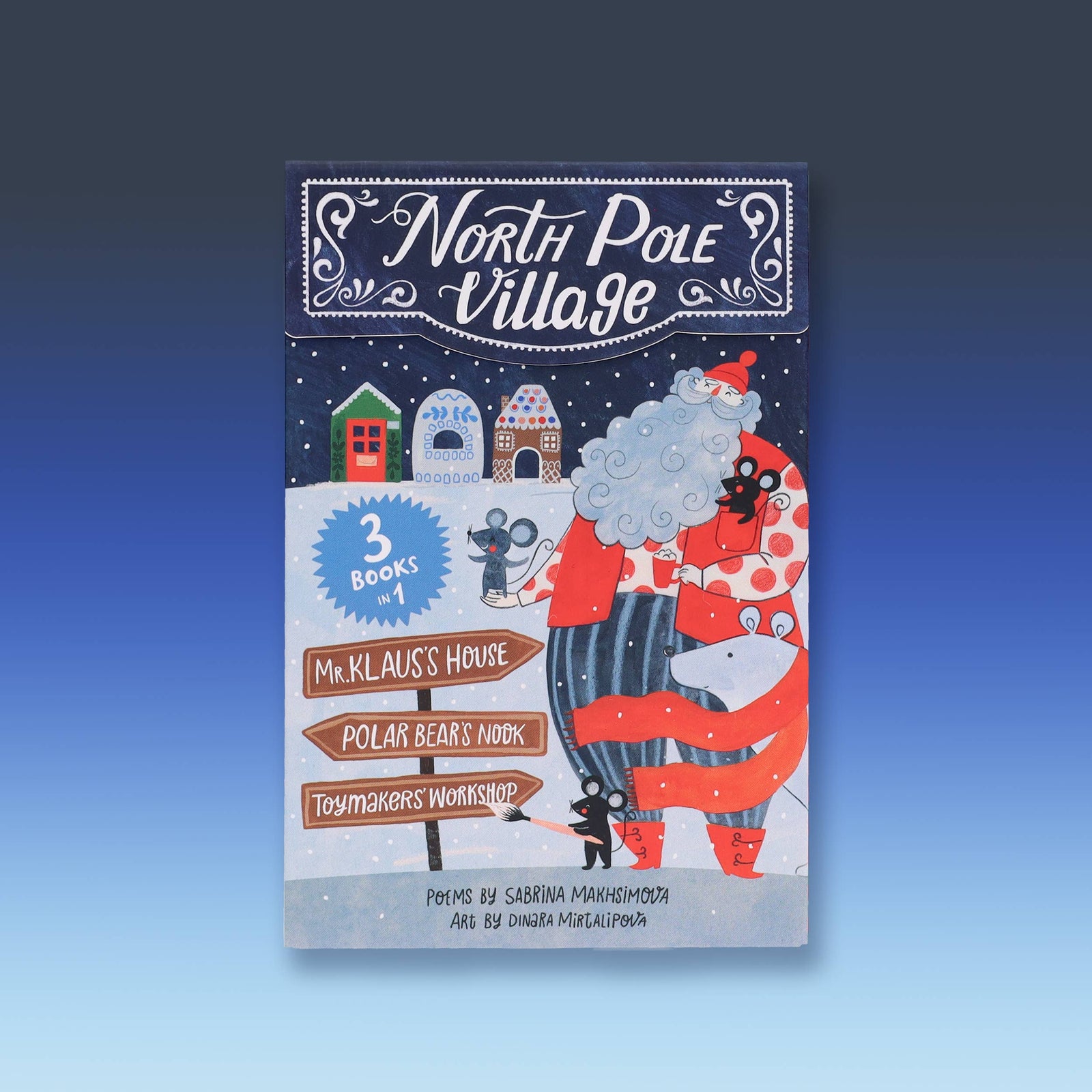 North Pole Village Mini Book Set