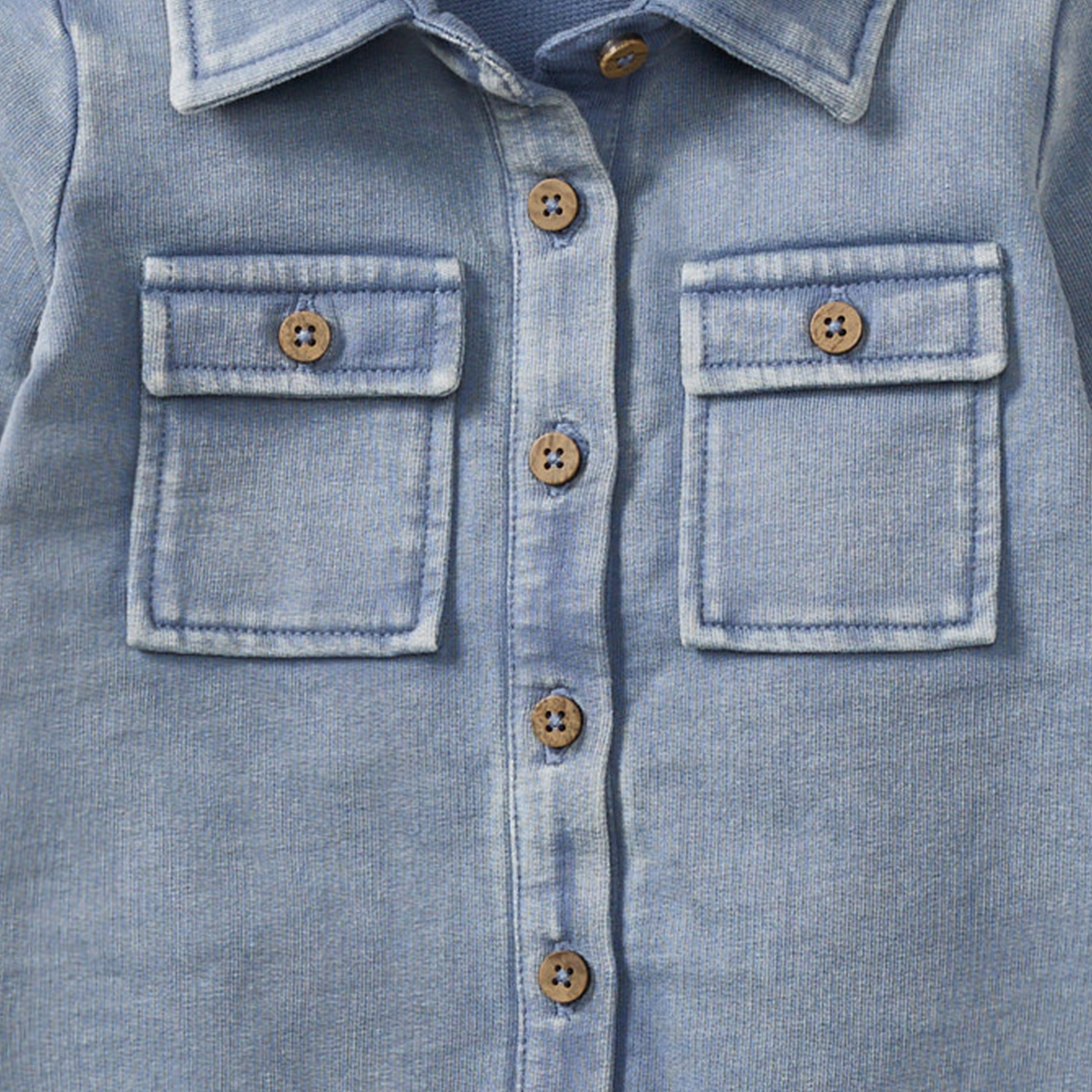 Blue Pocket Baby Jumpsuit