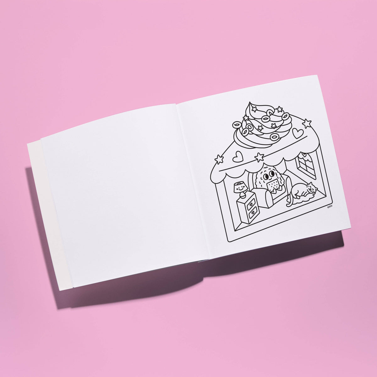 OMY Cozy Art Coloring Book | Kawaii