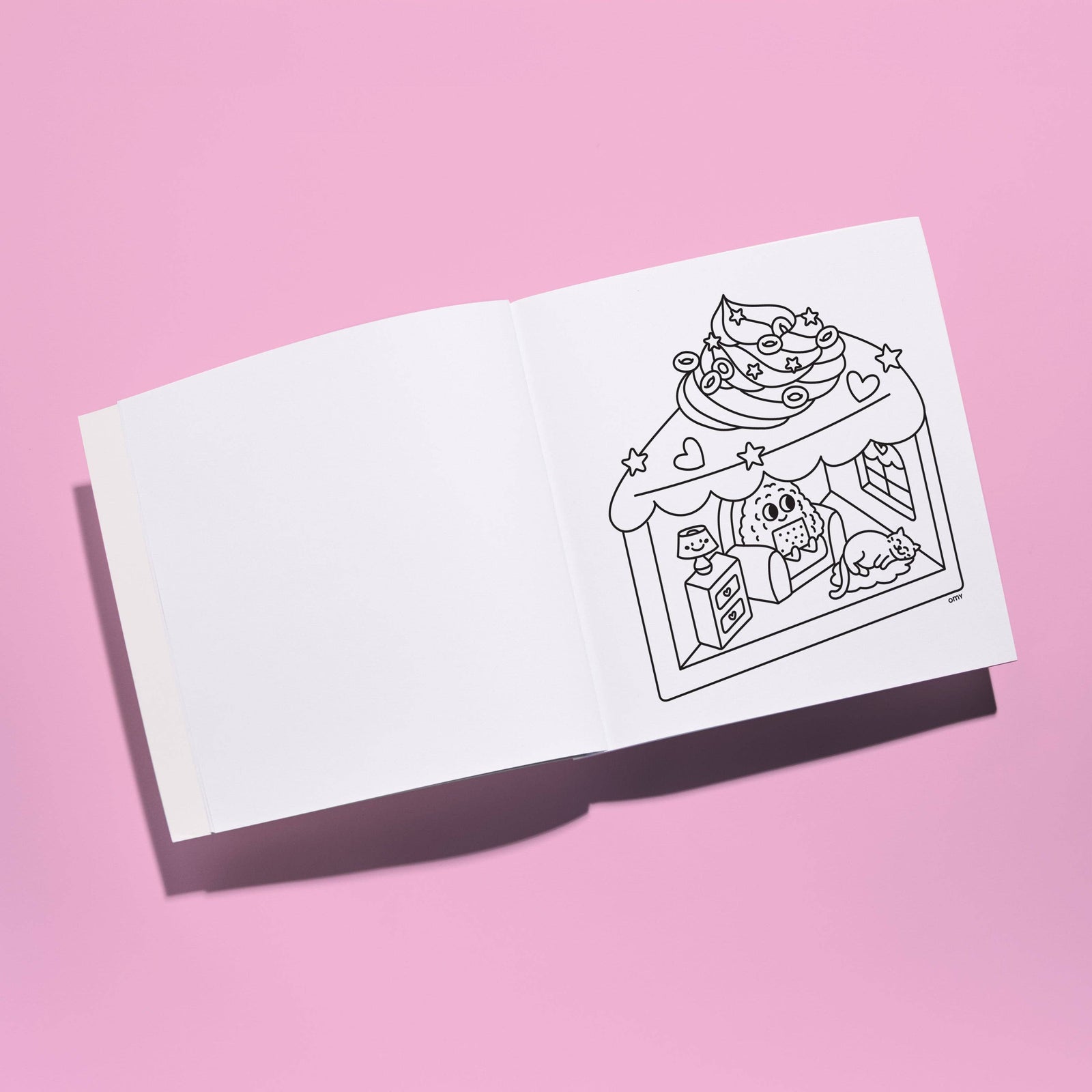 OMY Cozy Art Coloring Book | Kawaii