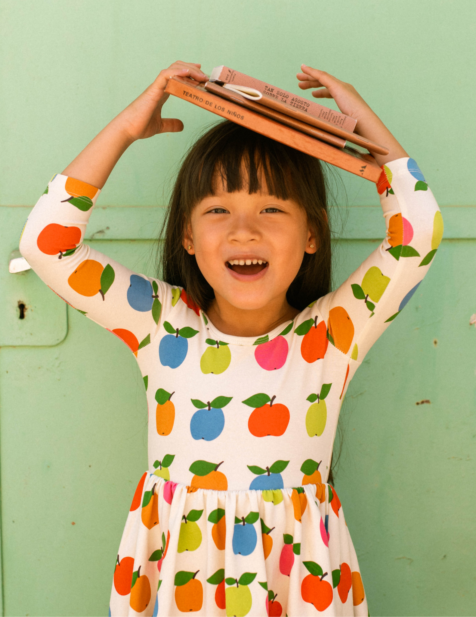 Good Apples Kids Twirl Dress | Apples