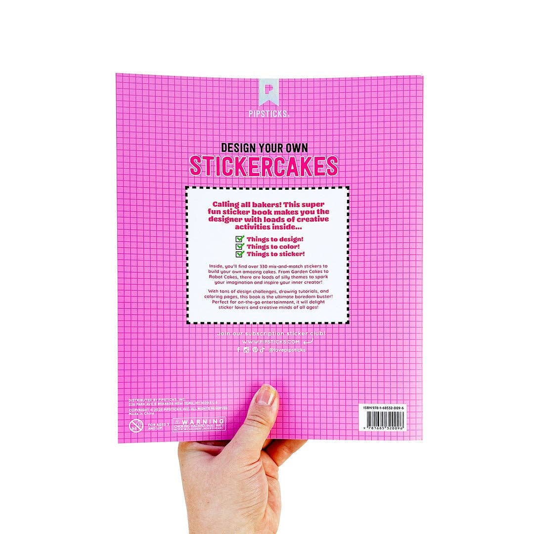 Pipsticks Design Your Own Sticker Book | Stickercakes