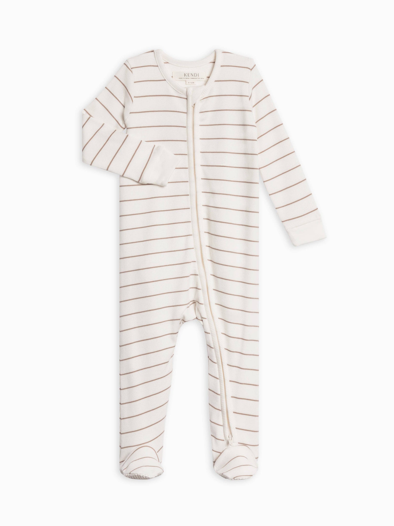 Kit Ribbed Zipper Sleeper | Dario Oat