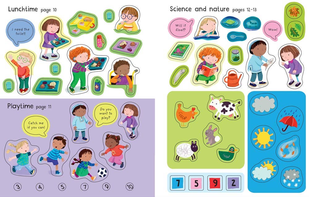First Sticker Book Starting Kindergarten