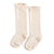 Little Stocking Co. Lace Top Knee High Socks | Vanilla
