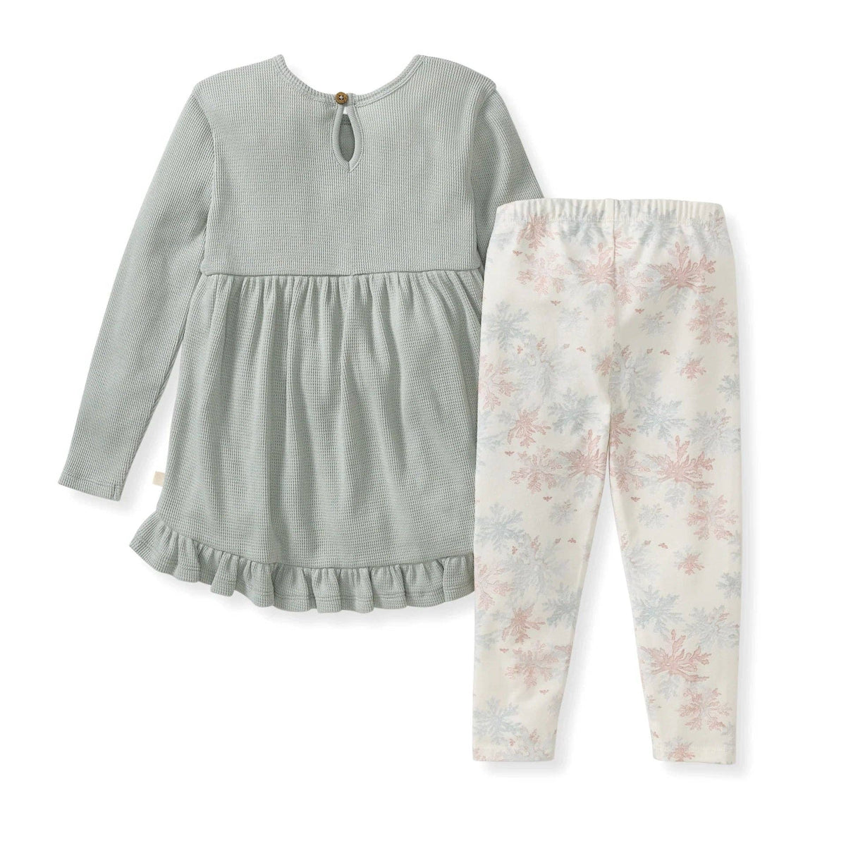 Burt's Bees Baby Snowflake Flurries Organic Tunic & Pants Set